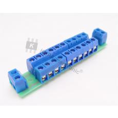 5 x Verteilerleiste 2x12polig max. 6A/24V