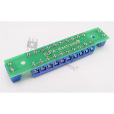 Verteilerleiste 2x12polig max. 6A/24V