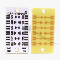 KUPA 10178 SMD Widerstand Platine 26 x 13 mm, 10 Stück
