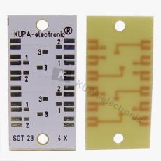 KUPA 10179 SMD Platine SOT-23, 26 x 13 mm, 10 Stück