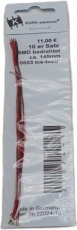 10 x LED 0603 bedrahtet ice-blau (ca 140mm)