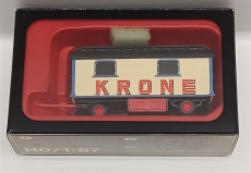 Preiser 21015 Zirkus Krone Wohnwagen, beige-blau mit Beschriftung "KRONE"