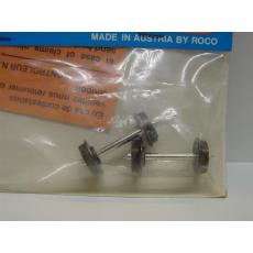 Roco HO 40266 Radsatz RP25 isolierte Achsen 9 mm 2 Stück