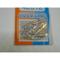 Roco HO 42612 Übergangs-Schienenverbinder, 24 Stück