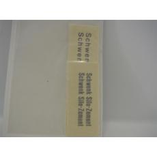 Weinert 4387 Beschriftungssatz "Schwenk-Zement"