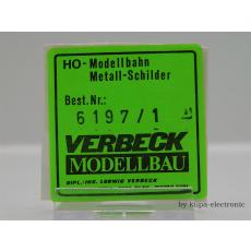 Verbeck H0 BW-Schild Remscheid Lennep MS