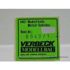 Verbeck H0 BW-Schild Alzey MS