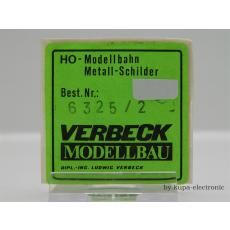 Verbeck H0 BW-Schild Straubingen NS