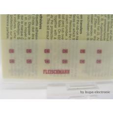 Fleischmann N 9553 DB-Logos für Reisezugwagen