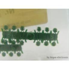 Sommerfeld H0 157 Dach-Isolator, grün (24 Stk)