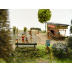 Diorama "Baden im Teich"