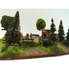 Diorama "Baden im Teich"