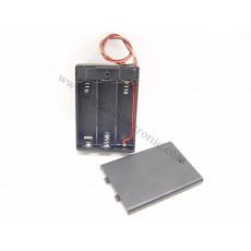 Batterie-Box 3 x AA mit Schalter und Kabel
