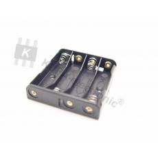 Batterie-Halter 4 x AAA paralell mit Lötfahne