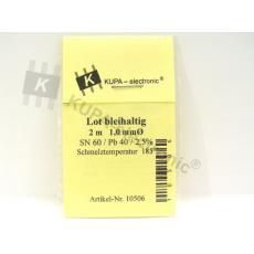 Lot bleihaltig, 1,0 mm Ø SN60 / PB40