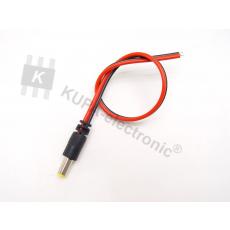Hohlstecker mit Kabel, 5,5 mm, 12VDC