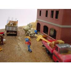 Diorama "Auf dem Bau"