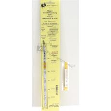 5 x Wagenbeleuchtung, Spur N & H0, 155 mm, gelb