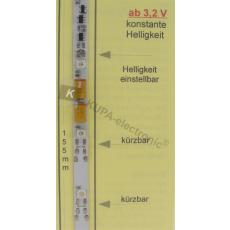 5 x Wagenbeleuchtung, Spur N & H0, 155 mm, gelb