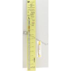 5 x Wagenbeleuchtung, Spur N & H0, 280 mm, weiss