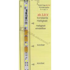 5 x Wagenbeleuchtung, Spur N & H0, 280 mm, weiss