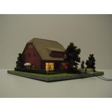 Diorama "Doppelhaus"