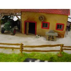 Diorama "Auf dem Hof"