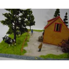 Diorama "Auf dem Hof"