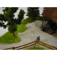 Diorama "Auf dem Hof"