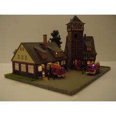 Diorama "Feuerwehr in der Stadt"