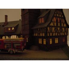 Diorama "Feuerwehr in der Stadt"