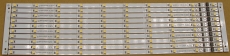 Wagenbeleuchtung, Satz (10 Stück), Spur N & H0, 280 mm, warmweiss