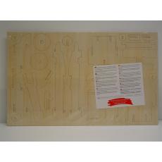 Holzbausatz "Rennwagen" leicht (G)