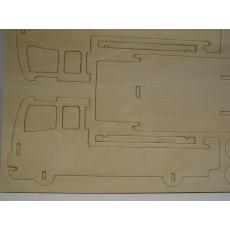 Holzbausatz "Feuerwehrauto" leicht (G)