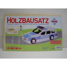 Holzbausatz "Polizeiauto" leicht (G)