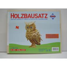 Holzbausatz "Eule" sehr schwer (K)