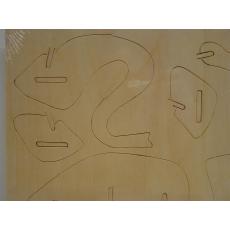 Holzbausatz "Elefant" schwer (G)
