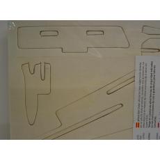 Holzbausatz "Eurofighter" mittelschwer (K)