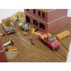 Diorama "Auf dem Bau"