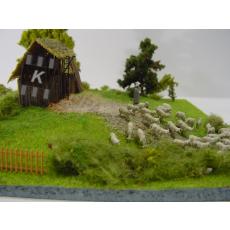 Diorama "Schafe auf der Weide"