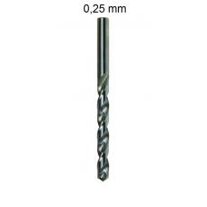 5x Spiralbohrer HSS 0,25 mm DIN 338