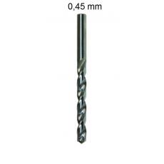5x Spiralbohrer HSS 0,45 mm DIN 338