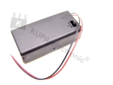 Batterie-Halter 9V-Block mit Schalter & Kabel