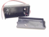 Batterie-Halter 9V-Block mit Schalter & Kabel
