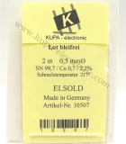 Lot bleifrei, 0,5 mm Ø, SN99,7 / CU 0,7