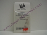Led 3 mm blinkend rote Blende >2000 mcd, 3 Stk