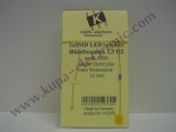 SMD LED 0805 weiß blinkend, bedrahtet mit Kupferlackdraht