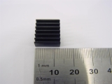 Kühlkörper 14 x 14 x 5 mm schwarz