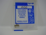 M+F H0 1430 Waschluken klein m. Einschraubpilz