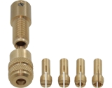 Spannzangenbohrkopf mit 4 Spannzangen d= 0,3 – 3,2 mm